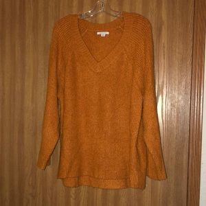 Oversized gold American eagle sweater